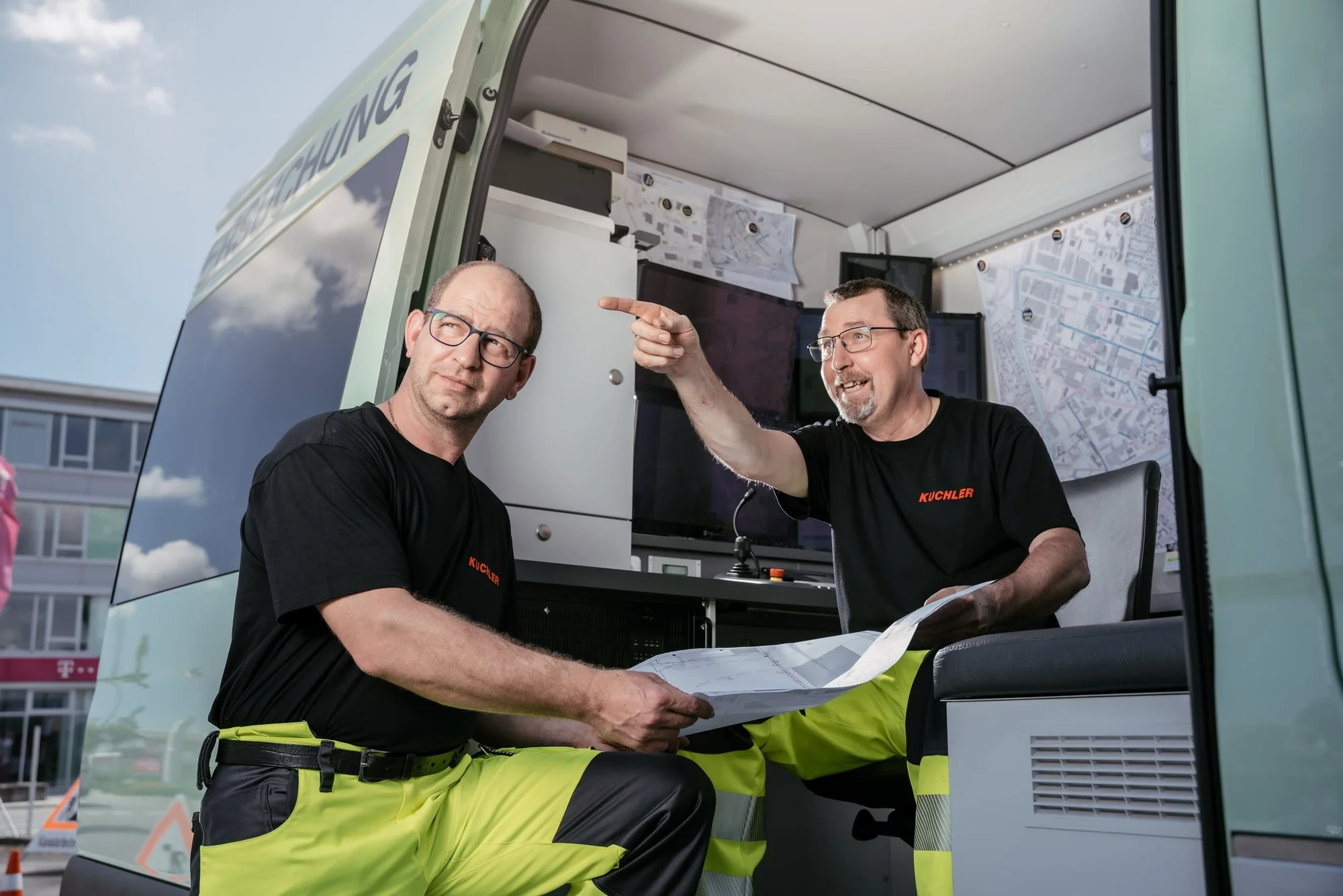 Team für Saugbaggerarbeiten in Eschborn